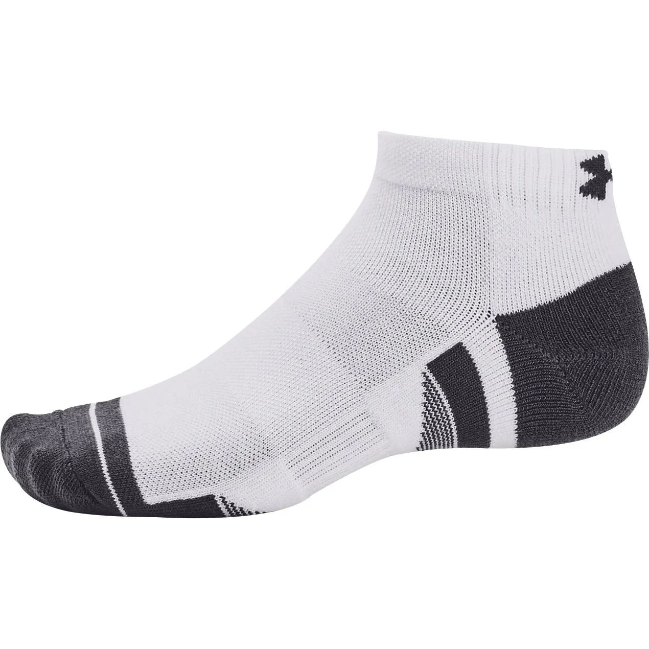 Under Armour Performance Tech (3 Pack) Low Cut Socks - White