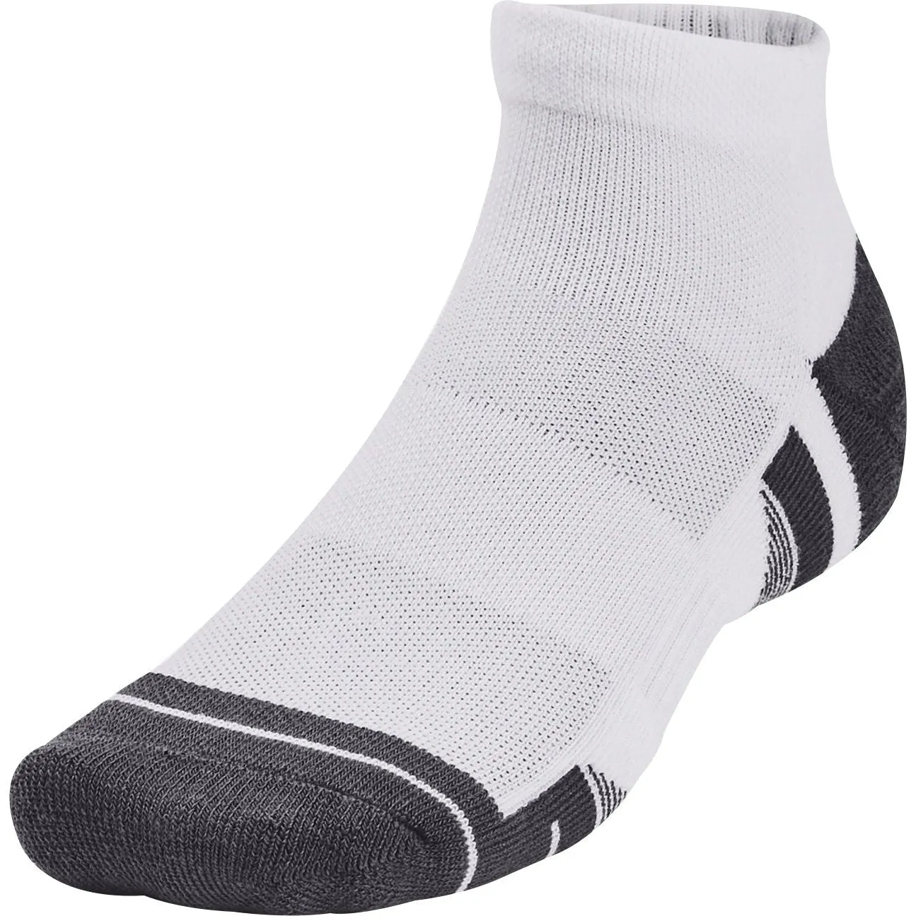 Under Armour Performance Tech (3 Pack) Low Cut Socks - White