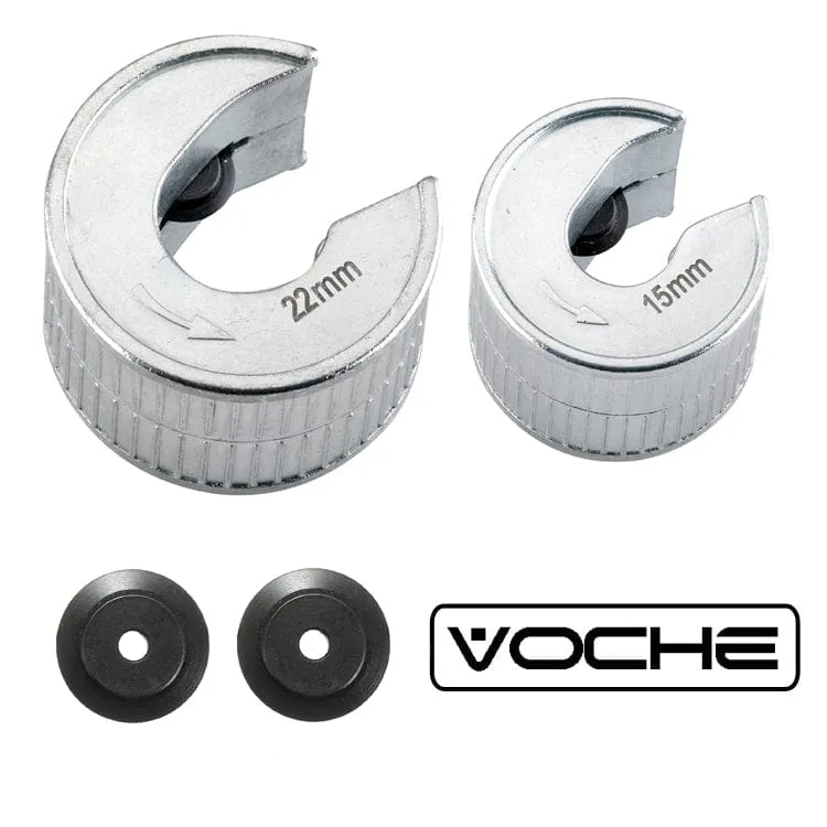 VOCHE® 15MM 22MM PRO METAL PIPE CUTTERS   SPARE WHEELS SLICERS PIPESLICE COPPER