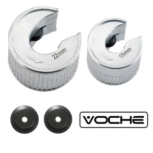 VOCHE® 15MM 22MM PRO METAL PIPE CUTTERS   SPARE WHEELS SLICERS PIPESLICE COPPER