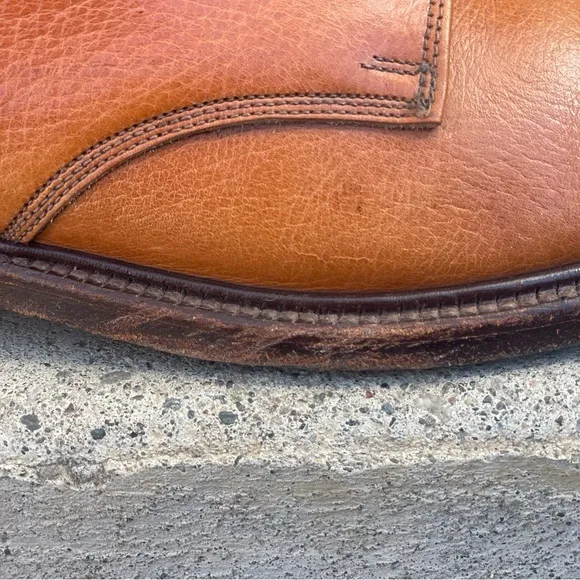 VTG Winthrop Captoe‎ Leather Oxfords 8.5D