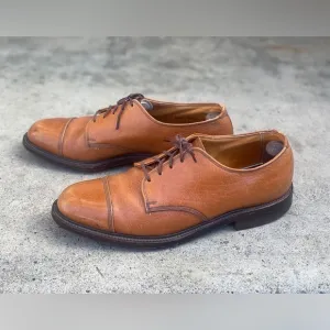 VTG Winthrop Captoe‎ Leather Oxfords 8.5D