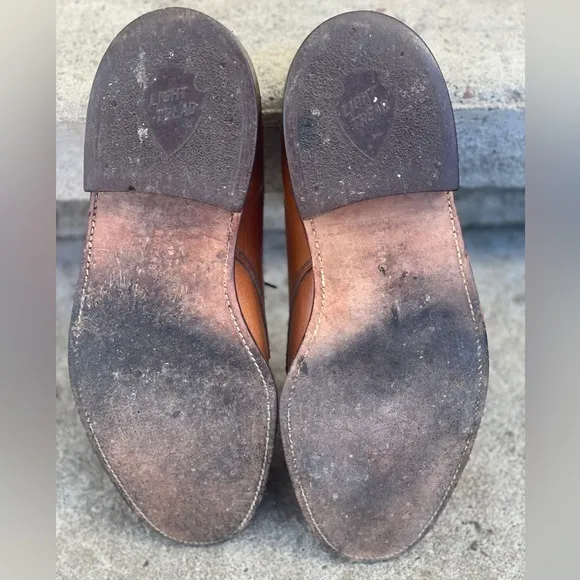 VTG Winthrop Captoe‎ Leather Oxfords 8.5D