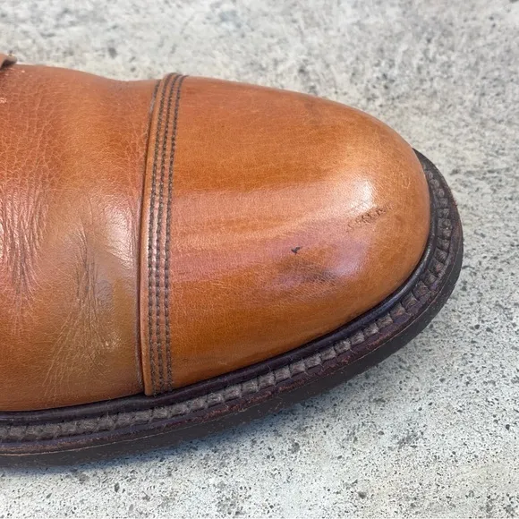VTG Winthrop Captoe‎ Leather Oxfords 8.5D