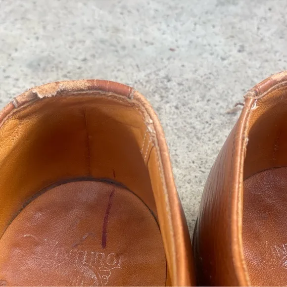 VTG Winthrop Captoe‎ Leather Oxfords 8.5D