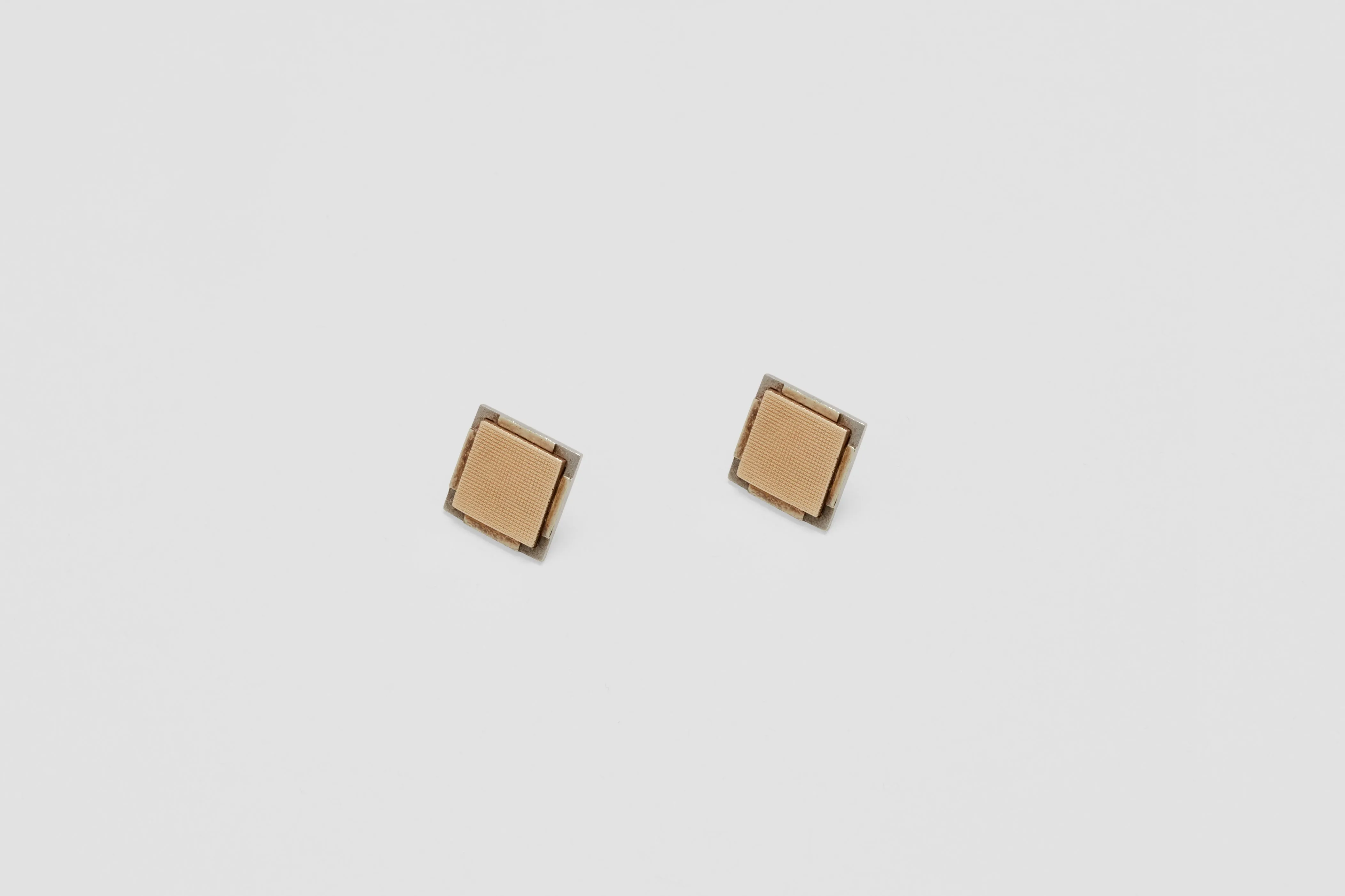 White & Yellow Gold Cufflinks & Dress Studs