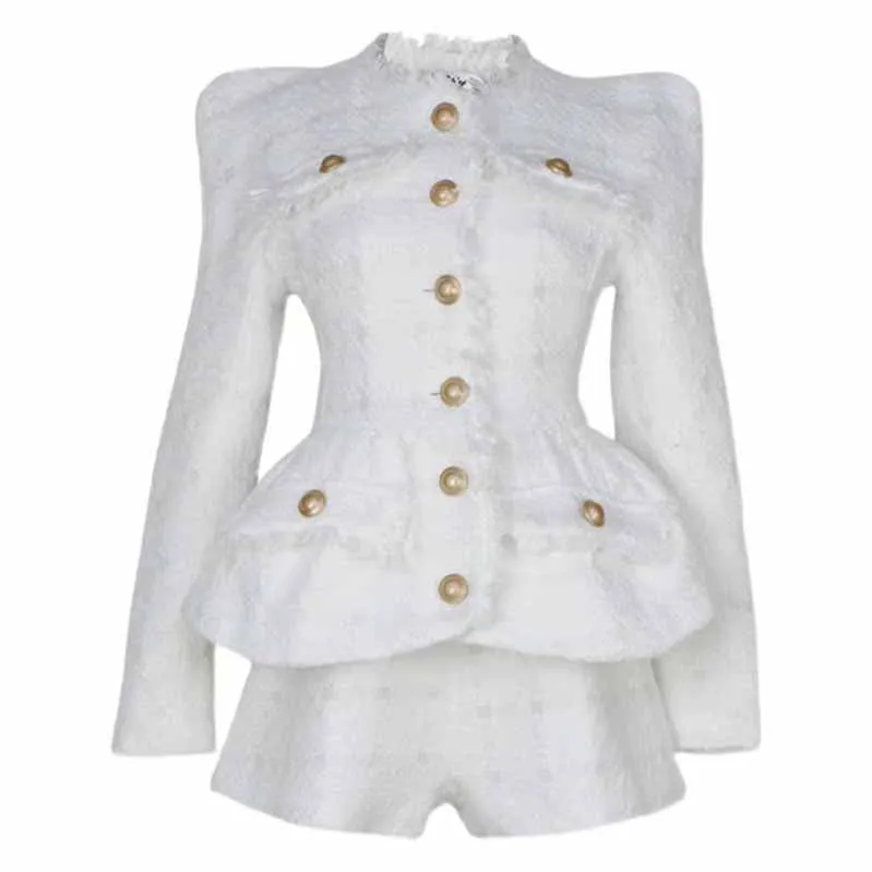 Womens Formal Skirt Two Piece Suit   Mini Skirt Fashion Set Long Sleeves