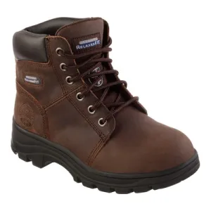 WOMEN'S STEEL TOE SKECHERS WORK RELAXED FIT: WORKSHIRE - PERIL WORK BOOTS 76561-CDB