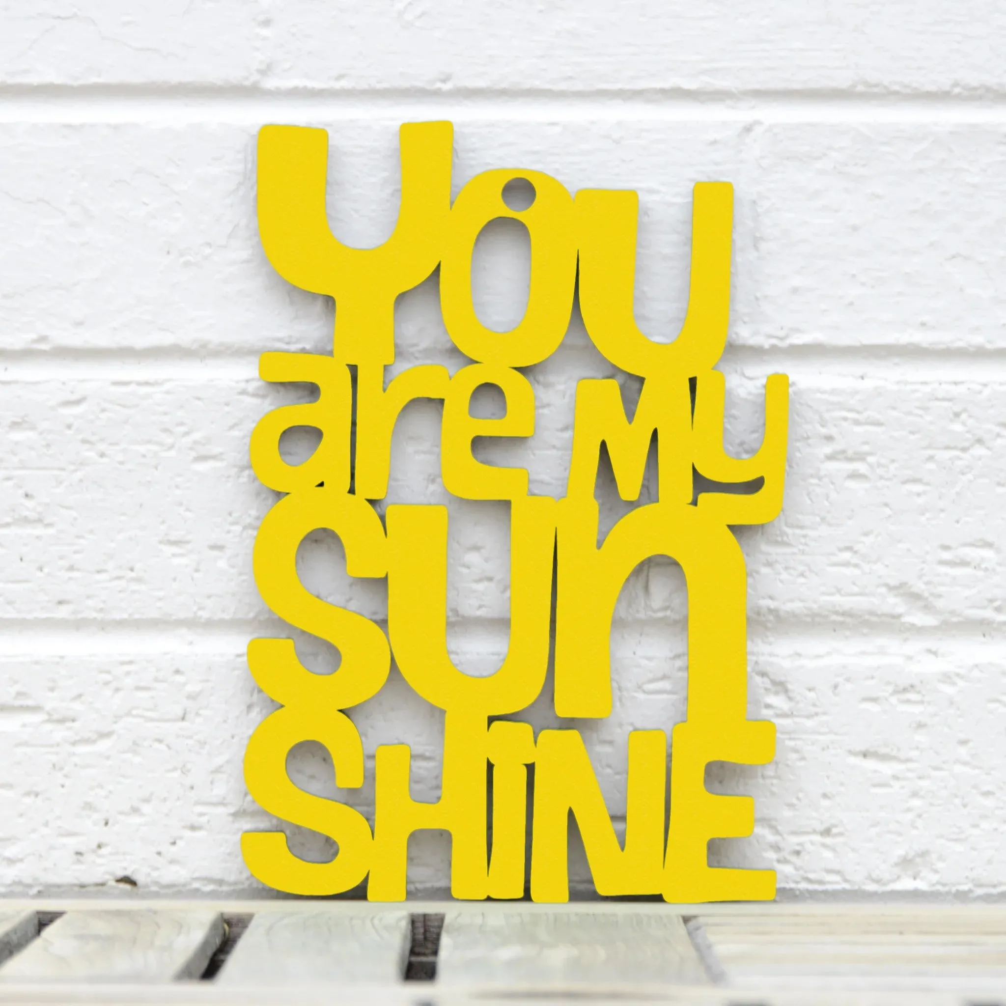 Wood Wall Art Sign You Are My Sunshine by Spunky Fluff