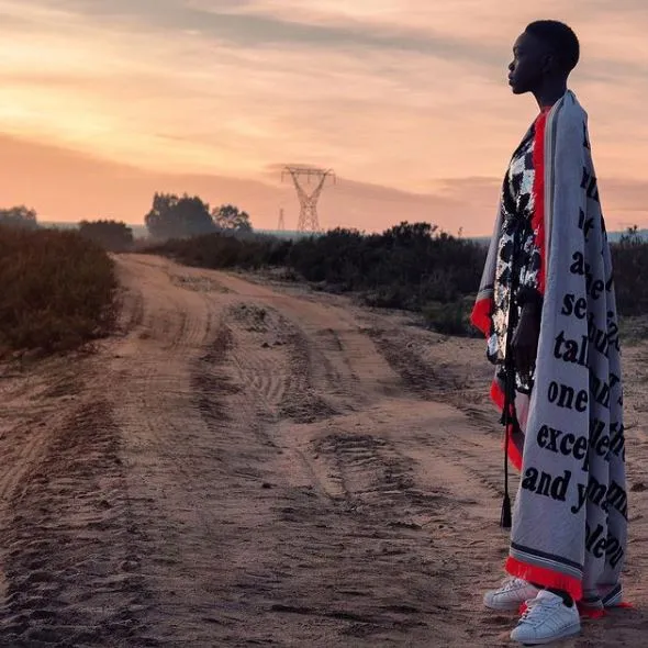 Wrapped in Poetry Pashmina, "The morning wind.."