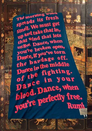 Wrapped in Poetry Pashmina, "The morning wind.."