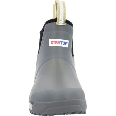 Xtratuf Men's Ice Rubber 6" Waterproof Ankle Deck Boot -Grey- AIMR100